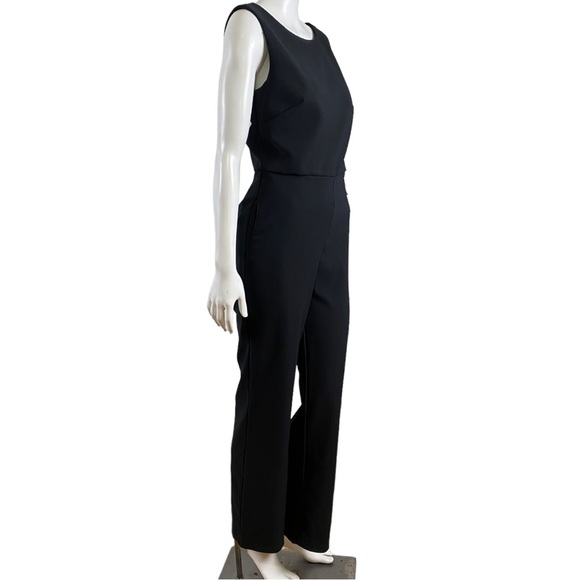 LOTUS THREADS Black Cutout Sleeveless Back Zipper Closure Jumpsuit  Romper Sz 6 - Picture 5 of 16